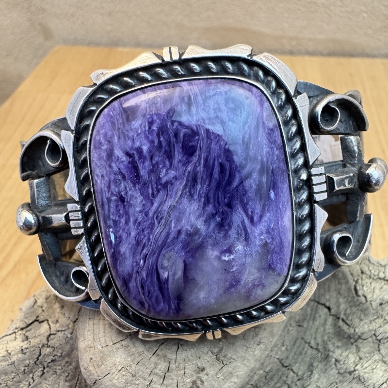 Charoite Cuff Bracelet by Chimney Butte