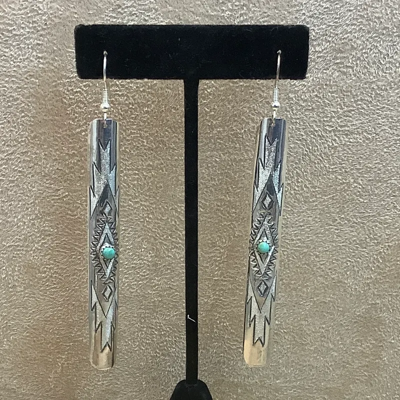 Etched Dangle Earrings
